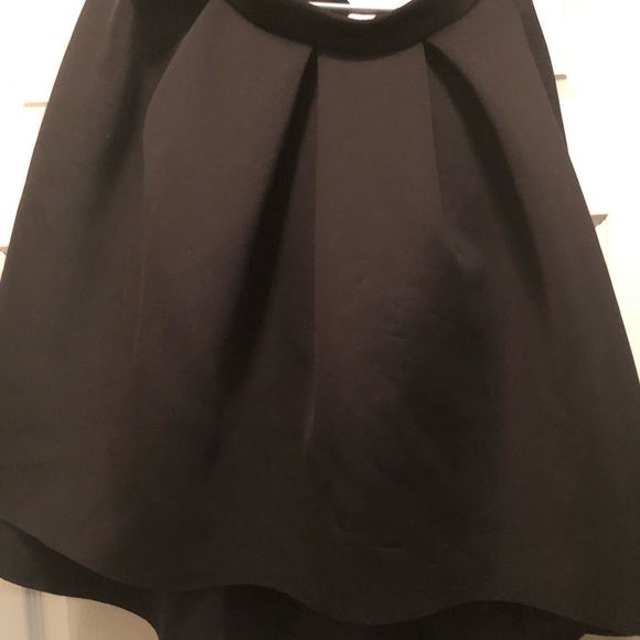 Rainbow black high and low skirt. - Picture 2 of 3